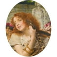 thumbnail image 2 of Lawrence Alma-Tadema 20x24 Black Ornate Framed Double Matted Museum Art Print Titled: Bacchante, 2 of 5