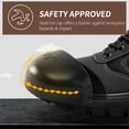 thumbnail image 4 of MeMoride Men's Steel Toe Boots Anti-slip Comfort Work Safety Shoes for Building Industrial, 4 of 7