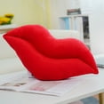 thumbnail image 2 of Unique Lip Shape Plushie Pillow Soft Cushion For Bedroom Living Room Decoration, 2 of 8