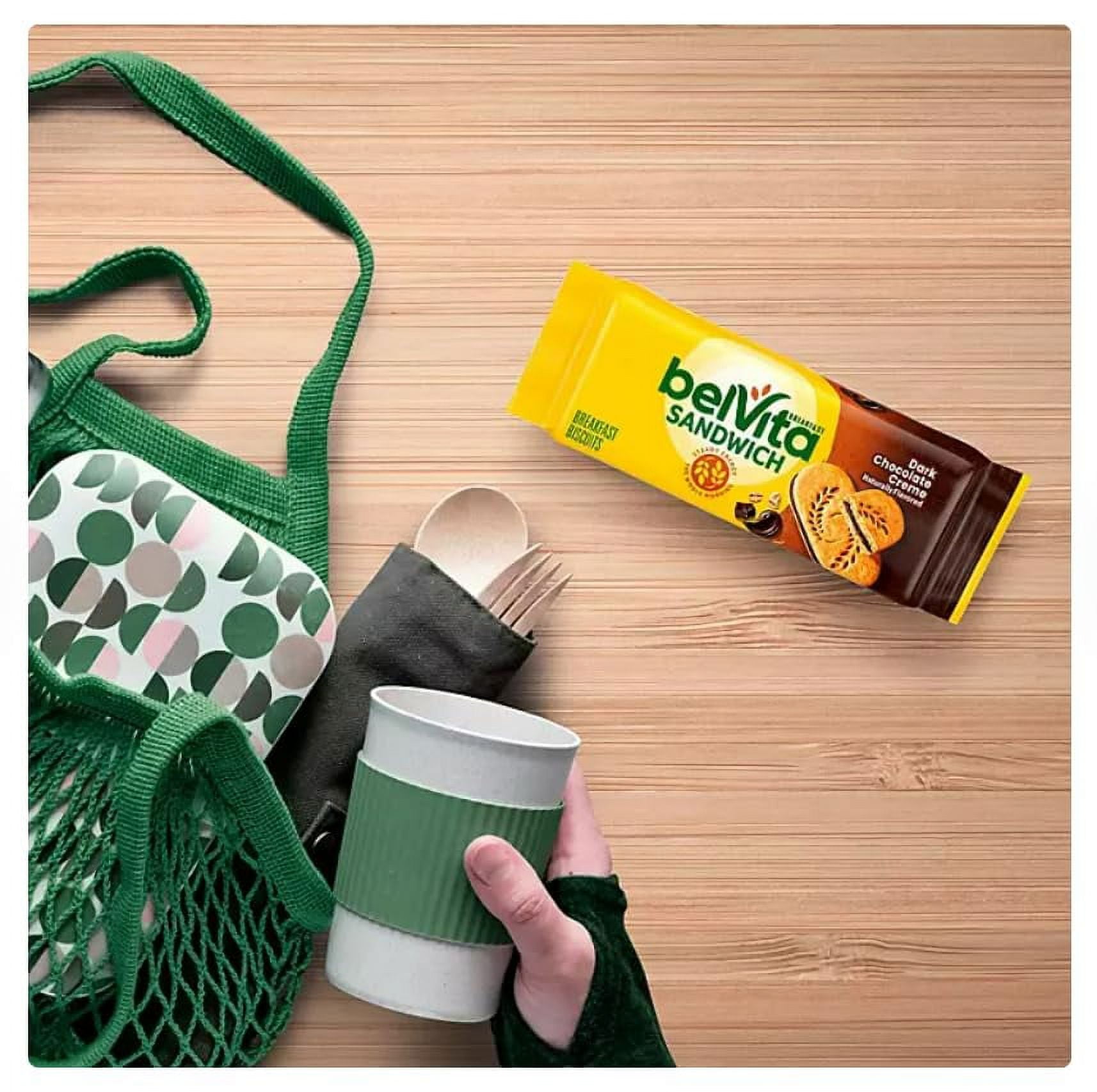 belVita Dark Chocolate Creme Breakfast Biscuits (25 pk.), 1 Count (Pack of 1)