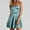 Light Green, variant on Women's Satin Square Neck Spaghetti Straps Tie Back Ruffle Mini Dress Party Dress Lace Beaded Dress Prom plus Size Dresses for Women Dresses plus Size Petite Semi Formal Dress Top Dresses Long plus