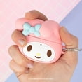 thumbnail image 3 of iFace Hello Kitty & Friends Figure AirPods Case Compatible with AirPods 3rd Generation - Cute Silicone Protective Cover [Carabiner Clip Included] - My Melody, 3 of 7