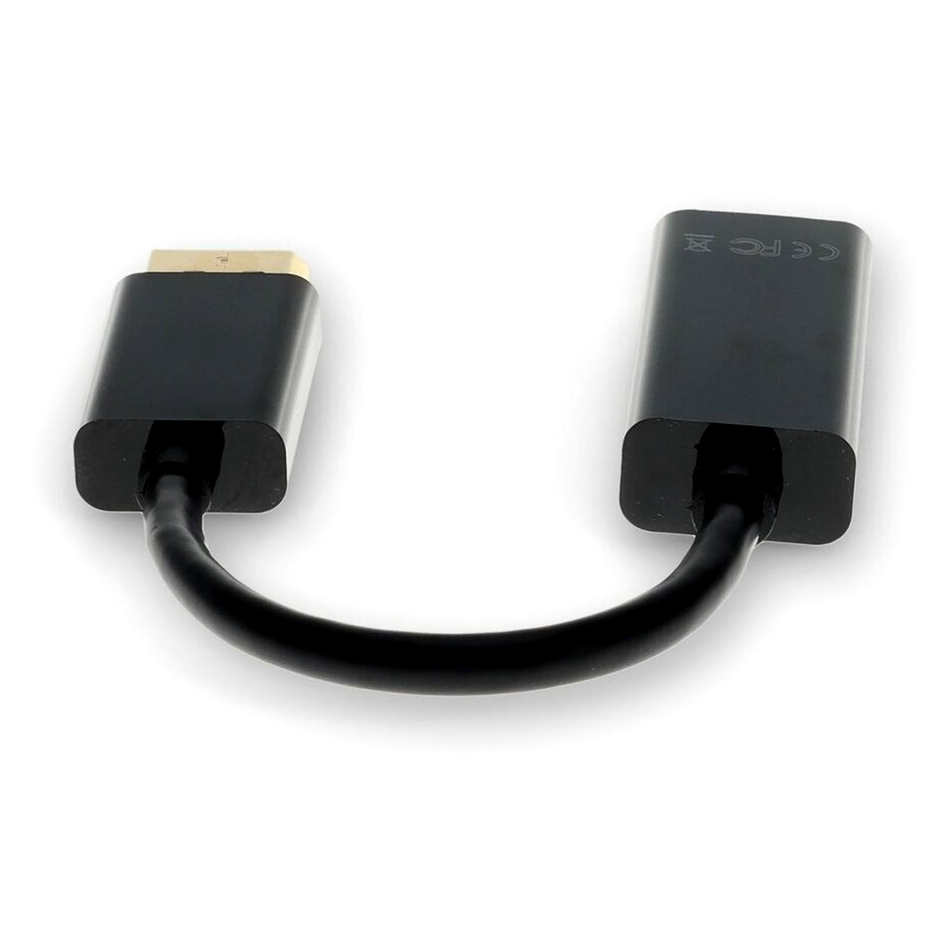 AddOn 5 Pack 8in DisplayPort to HDMI Adapter Cable - video adapter - DisplayPort / HDMI - 7.9 in