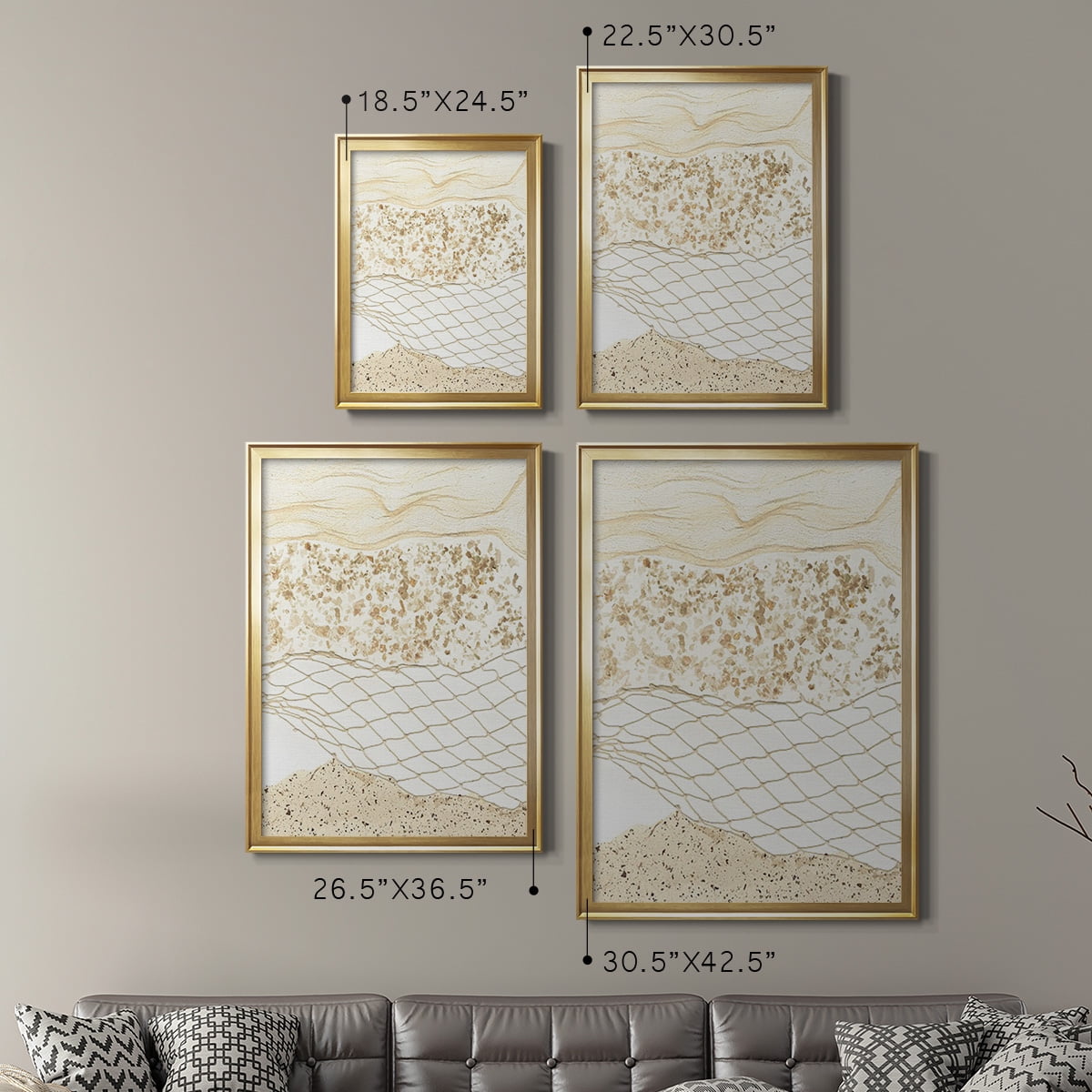 Coast Away I Premium Framed Print, in Gold, Black, or Silver - Ready to Hang