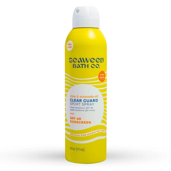 The Seaweed Bath Co. Clear Guard SPF 40 Sport 6 oz Spray