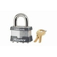 thumbnail image 2 of Master Lock 1-5/16" H x 1-3/4" W Steel Pin Tumbler Padlock 1 pk Keyed Alike, 2 of 5