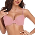 thumbnail image 2 of Ketyyh-chn99 Bras for Women Smoothing Wireless Lightly Lined Comfort Bra Pink,M, 2 of 3