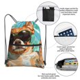 thumbnail image 3 of Xecao Funny Swimming Chihuahua for Drawstring Bags,Pull String Backpack Bags,String Bag Sackpack, 3 of 6