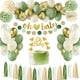 thumbnail image 1 of Decoración para fiesta de bienvenida de bebé, globos verdes, borlas de papel, decoración de fiesta de revelación de género para bebés, niños y niñas, 1 of 7