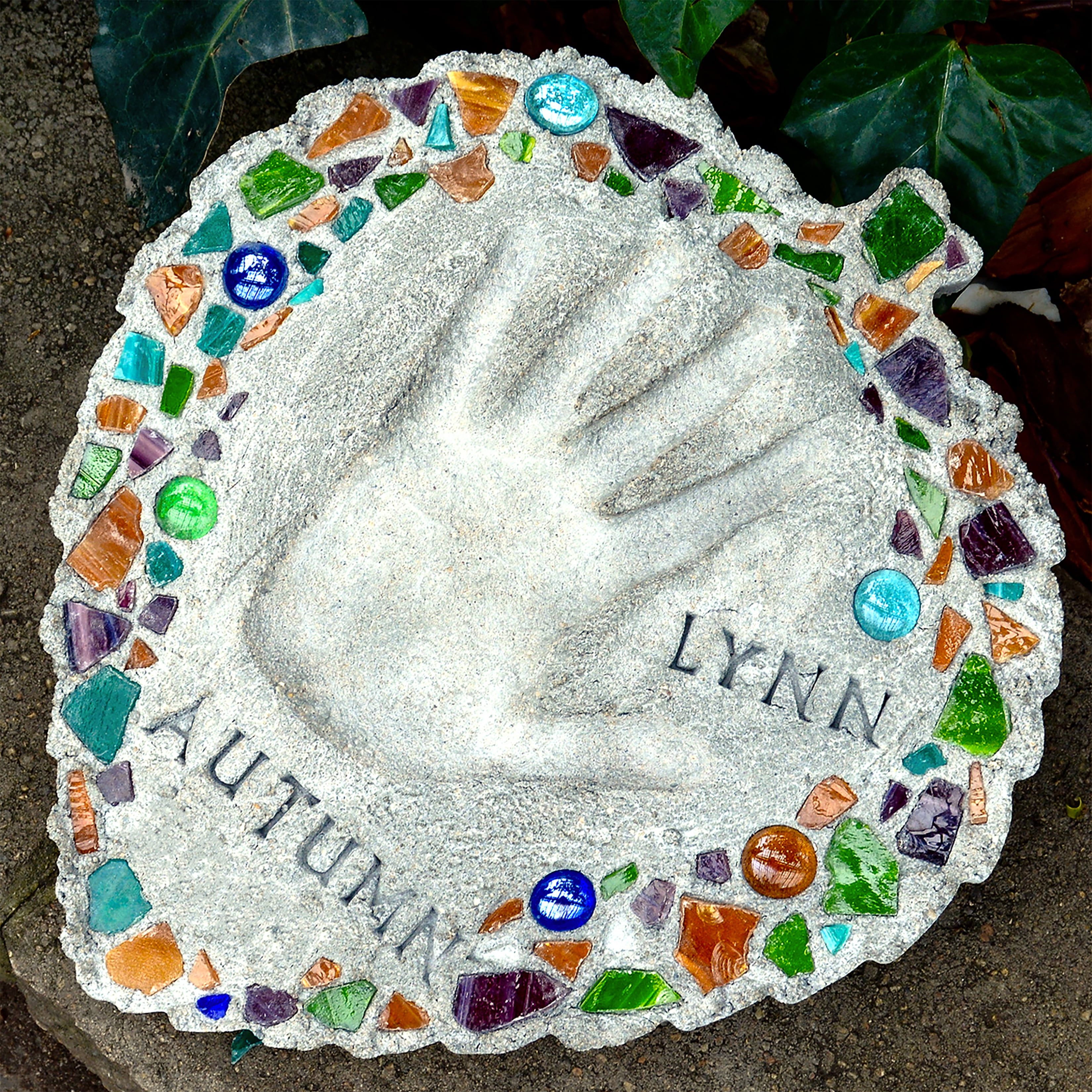 Milestones Mosaic Leaf SteppingStone Kit