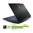 thumbnail image 3 of MSI GP63 Leopard-077 15.6" Performance Gaming Laptop i7-8750H (6 cores), NVIDIA GeForce GTX 1060 6G, 256GB NVMe SSD + 1TB HDD, 16GB RAM, Win 10, VR Ready, RGB KB, 3 of 5