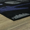 thumbnail image 5 of Mohawk Home Guitar Montage Printed Indoor Area Rug in Blue, 5'x8', 5 of 9