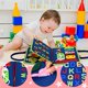 thumbnail image 3 of Juego Educativo para Aprender Habilidades Motrices Finas, Juguete de Dinosaurio Tablero Montessori Portátil para Niños Mesa de Actividades Montessori 1 2 3 4 Años, 3 of 5