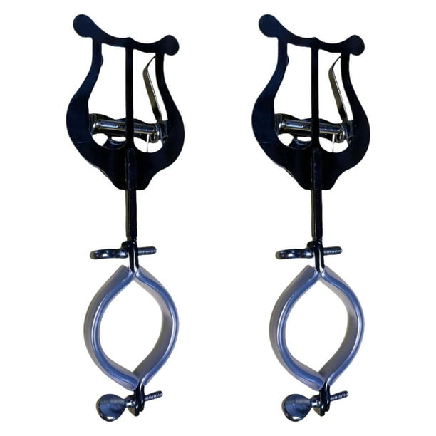 2x Partitura de partituras trompeta accesorios de instrumentos de instrumentos trompeta de metal de hierro portátil de marrillo para la actuación