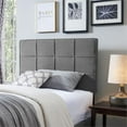 thumbnail image 3 of Noble House Abdullah Contemporary Upholstered Twin Headboard, Charcoal Gray, Black, 3 of 15