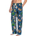 thumbnail image 6 of Logiee Different Cats Christmas Print Pajama Pants for Men,Men’s Pajama Bottoms,Mens PJ Pants with Pockets & Button Fly-Medium, 6 of 6