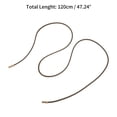 thumbnail image 3 of Unique Bargains Buckle Leather Cord Adjustable Waist Cord Brown, 3 of 5