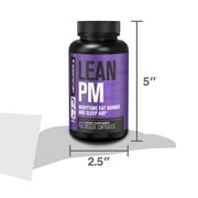 Jacked Factory Lean PM Night Time Fat Burner, Sleep Aid, Appetite Suppressant Weight Loss Supplement - 42 Count