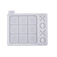 thumbnail image 1 of CAROOTU DIY Mold X O Shape Board Game Silicone Resin Mold Kit Modern Farmhouse Porch Decor Coffee Game Table, 1 of 7