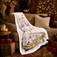 thumbnail image 3 of Champagne Glow Velvet Soul Quote with Glass, Elegant Glam Style for Romance Lovers, Perfume Rose Pattern and Anniversary Gift, Soft Flannel Blanket for Bedroom and Reading Nook, Home Decor, 3 of 9