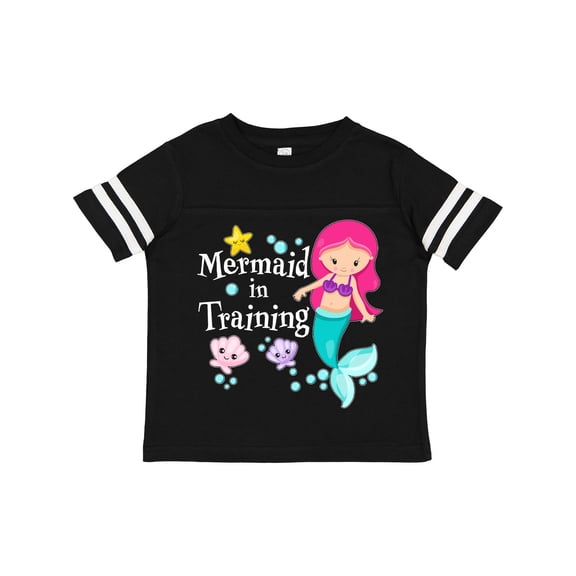 Inktastic Mermaid in Training Girls Toddler T-Shirt