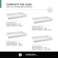 thumbnail image 5 of Fine Fixtures Frameless Shower Glass Door - Clear Single Sliding Shower Door with Tempered Glass - Shower Glass Panel Bathroom Door, Hardware Complete Kit 60" W x 80" D in Polished Chrome Finish, 5 of 11