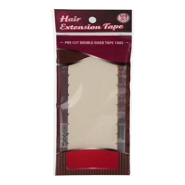 Extensión de cabello de PU con cinta adhesiva de doble cara, bolsa de 120 unidades