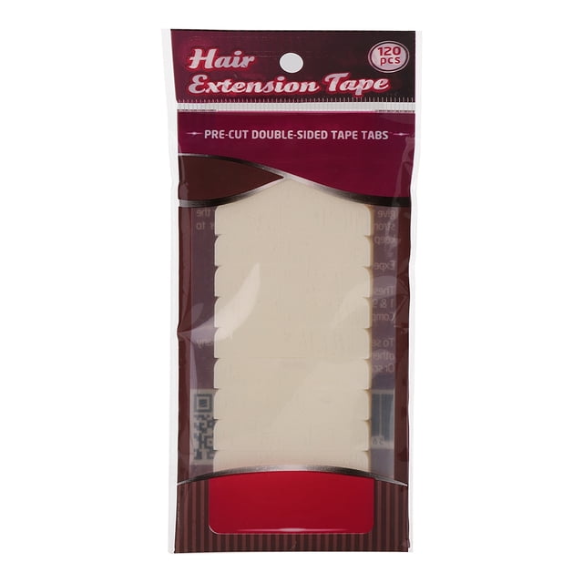 Extensión de cabello de PU con cinta adhesiva de doble cara, bolsa de 120 unidades