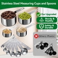 thumbnail image 3 of Juego de cuencos para mezclar WEPSEN de acero inoxidable, 27 piezas con tapa de 1,5 a 7 cuartos de galón, 3 of 8
