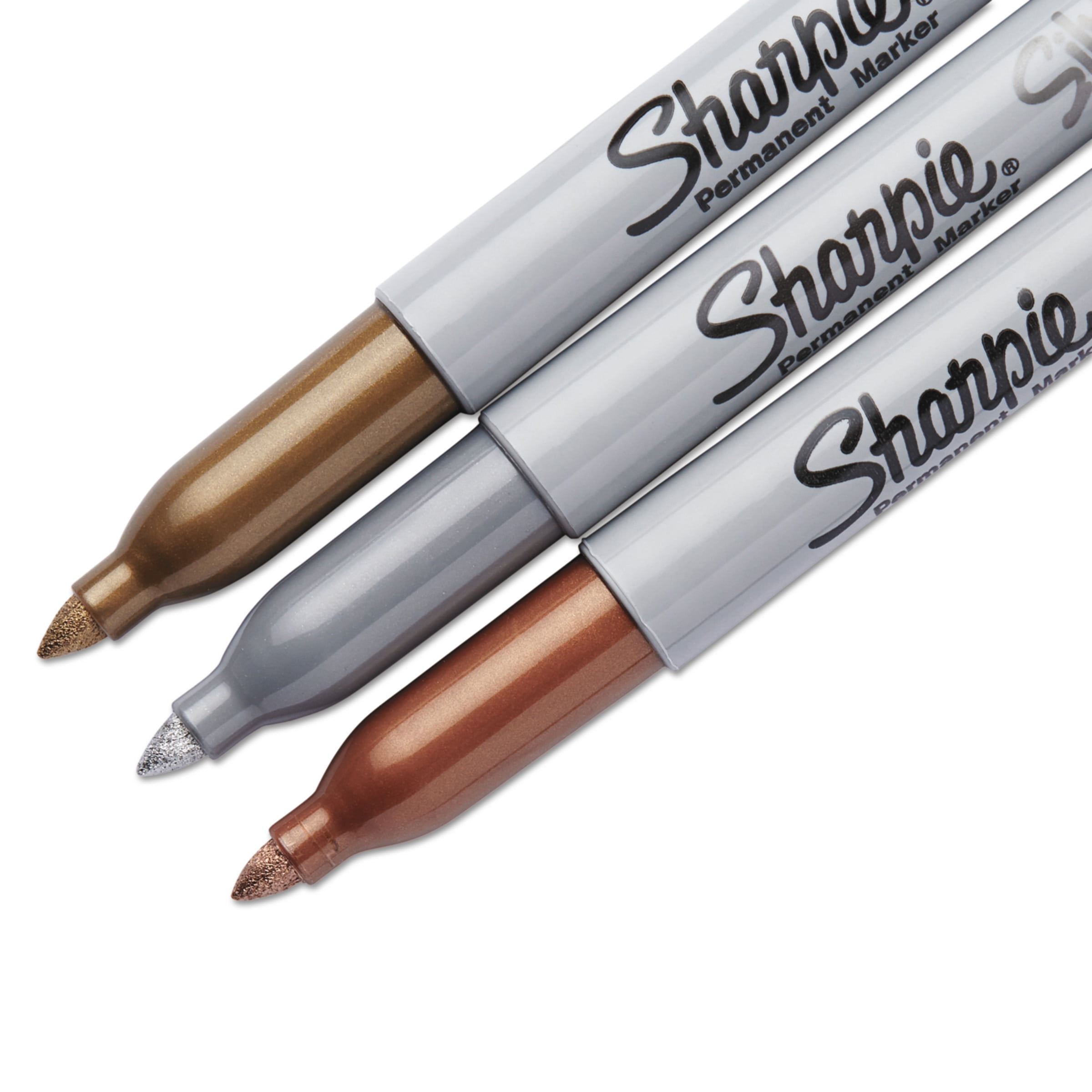 Sharpie Metallic Permanent Markers Fine Point Silver 36/Pack (9597) 61659