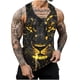 thumbnail image 1 of Mens Camisetas Algodón Impreso sin Mangas Chaleco Tanque, Cuello Redondo Casual para Al Aire Libre, Diario Y Primavera Verano Desgaste, 1 of 7