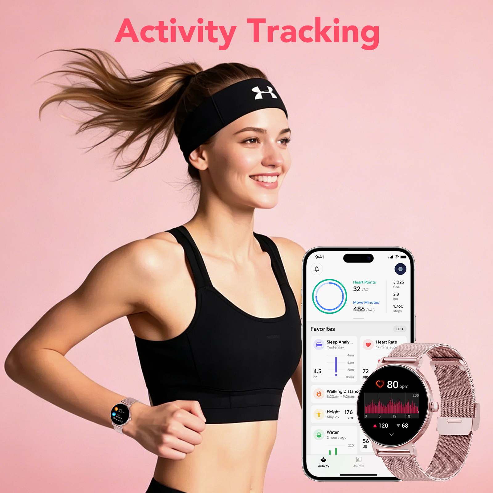 VAMOUT Smart Watch for Women, 1.27" HD with Bluetooth Calling photo 4
