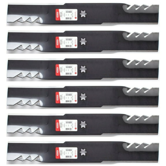 6PK Oregon 598-629 Gator G5 Blade for 42" MTD Troy Bilt Cub Cadet 942-0616 742-0616 942-04312 742-04312