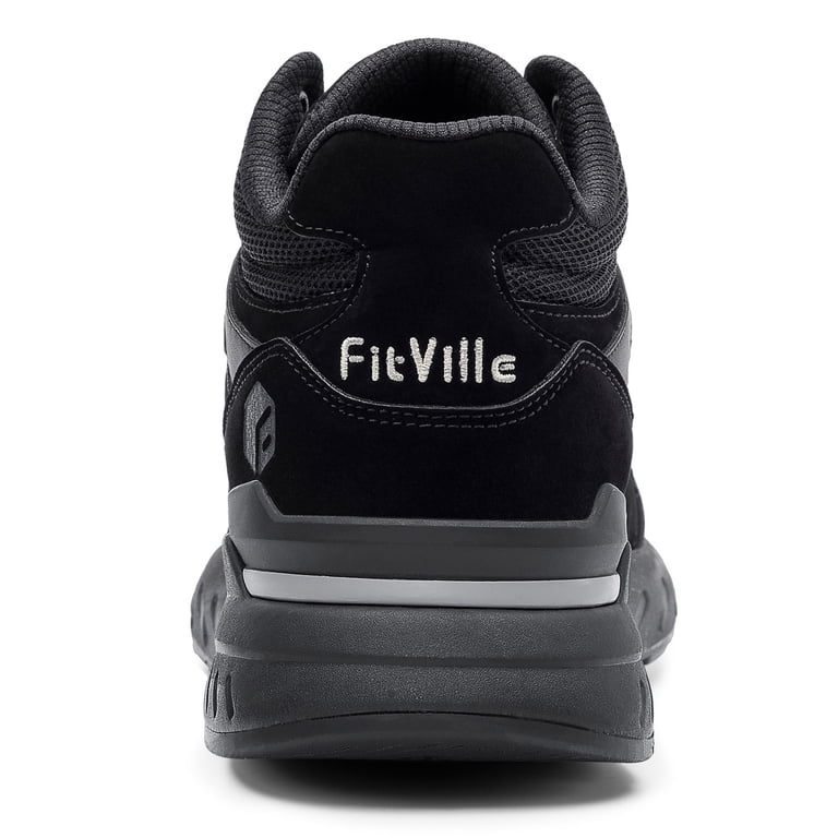 FitVille Mens High-top Basketball Sneakers with Flat Foot  display picture 3