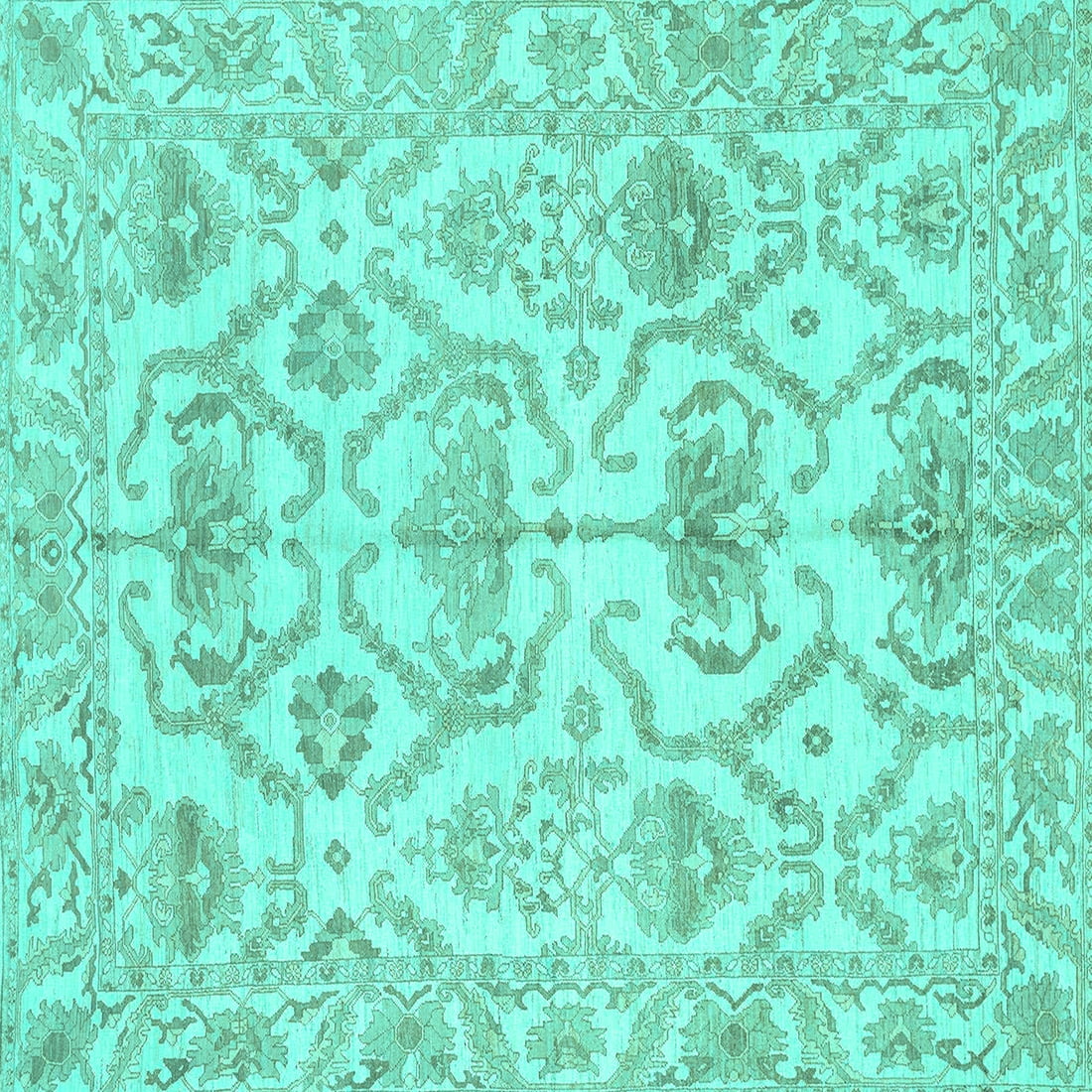 Turquoise Rug Texture Ahgly Company Machine Washable Indoor Square Abstract Turquoise Blue ...