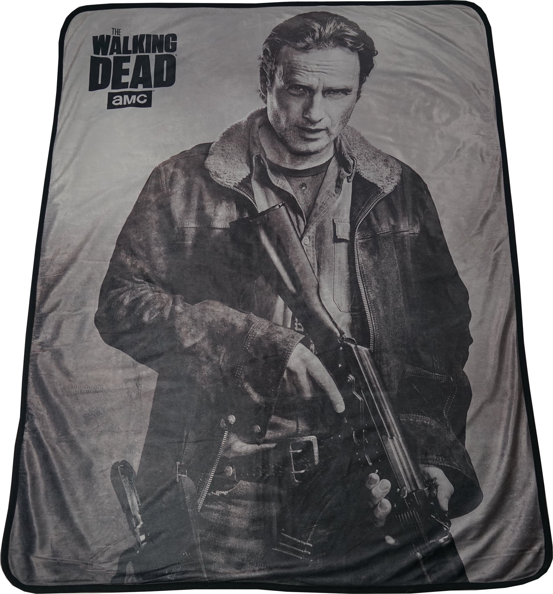 The Walking Dead Rick Grimes 46 X 60 Fleece Throw Blanket Walmartcom Walmartcom