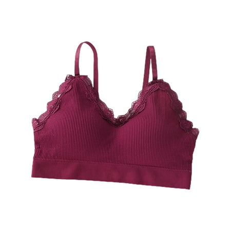 

Women Seamless Lace Sports Bra Padded Wirefree Sports Top Shoulder Padded Camisole Yoga Bra Tops for Women Large Bust Seamless Sports Bra Women Yoga Bra Crop Tops Molded Sports Bra Skin Sports Bra