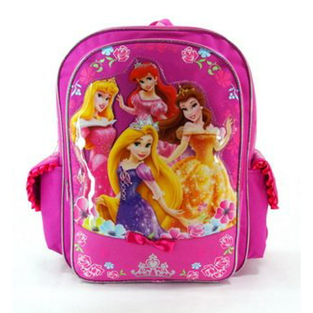 Disney Backpack 16 Rapunzel Large Girls School Bag New 615079