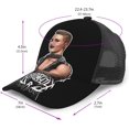 thumbnail image 2 of Rhea and Ripley Baseball Cap Mesh Trucker Hats Adjustable Hat Hip Hop Snapback Cap Unisex Dad Hat Black, 2 of 7