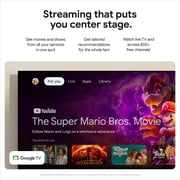 Google TV Streamer 4K - Fast Streaming Entertainment on Your TV with Voice Search Remote - Watch Movies, Shows, Live TV, and Netflix in 4K HDR - Smart Home Control - 32 GB of Storage - Haze