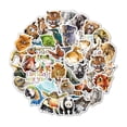 thumbnail image 1 of Pegatinas de animales de dibujos animados Wmkox8yii 50 Uds, 1 of 1