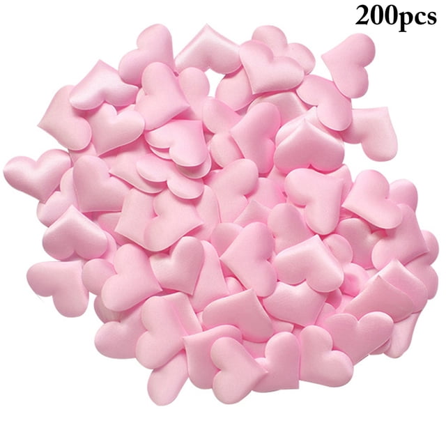 200PCS Heart Confetti Romantic Decorative Wedding Confetti Party Table Confetti
