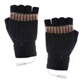 thumbnail image 2 of LSLJS Men's & Women's Heated Gloves,Electric Knitted Plush Heated Mittens USB Heated Hand Warmer Fingerless Gloves Thermal Laptop Gloves Christmas Gifts Gloves for Cold Weather for Outdoor Sport, 2 of 5