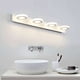 thumbnail image 3 of Lámpara de espejo, aplique de pared para baño, blanco frío, iluminación moderna para baño interior, lámpara negra, iluminación para baño, 3 of 4