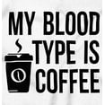 thumbnail image 2 of My Blood Type Coffee Caffeine Addict Women Plus Size Long Sleeve Graphic Tee Brisco Brands 3X, 2 of 5