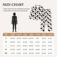 thumbnail image 4 of Pajamas for Women Set - Dark Brown Chocolate Print Comfy Long Sleeve Button Up Pajama Sets for Women 2 Piece, Soft Sleepwear Nightwear Pjs Lounge Sets for Women with Pockets, 4 of 6