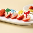 thumbnail image 4 of Pnellth 10Pcs Fruit Fork Dinosaur Shape Cake Fruit Toothpick Reusable Children Food Picks for Bento Lunch Decoration, 4 of 7