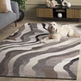 thumbnail image 3 of Safavieh Ebony Edgar Abstract Area Rug, Gray/Ivory, 4' x 6', 3 of 11