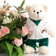 thumbnail image 3 of Oso de peluche de peluche HollyHome Doctor Bear 40 cm, 3 of 8