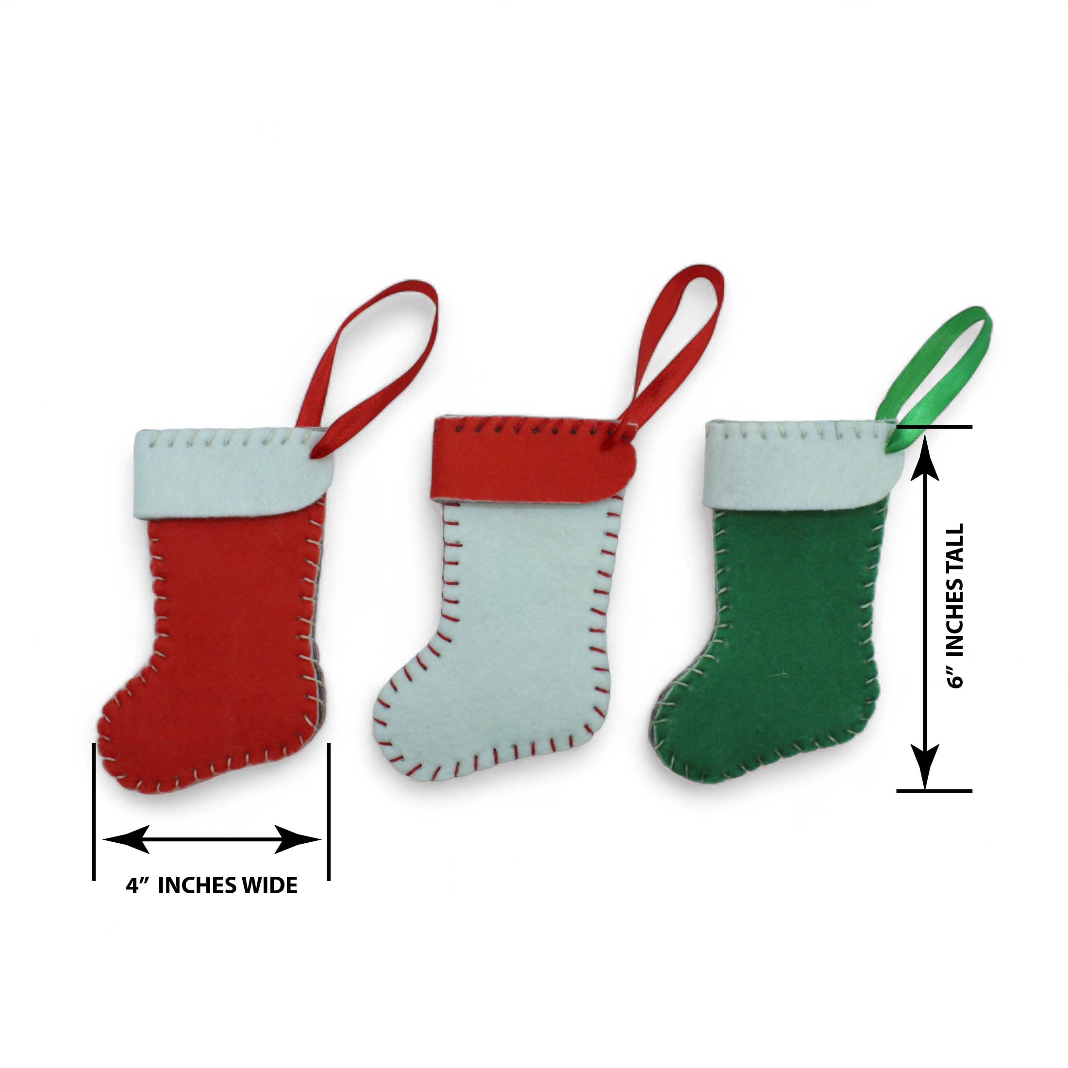 WOOLIGANS 3-Pack Mini Sock Cut & Sew Craft Kit
